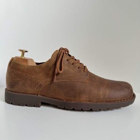 BORN Briggs Casual Oxfords Men\'s Derby Brown Leather Lace Up Comfy Shoes Size 10 main image 4